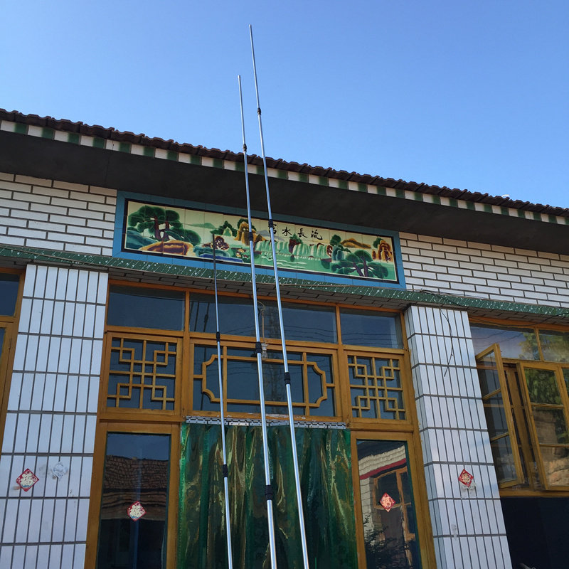 4 m stainless steel rod 10 m stainless stretch stainless stretch double lock aluminum alloy fishing rod can be matched with sickle harpoon