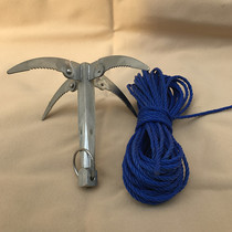 Stainless steel large number three-claw anchor hook two-foot hook water grass anchor knife three-teeth water straw knife four paws pull grass knife grass anchor hook