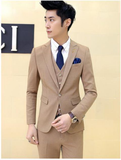 Bộ đồ phù hợp với mùa xuân và mùa thu suit nam