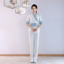 2020 new beautician work clothes lady beauty salon skin management attendant foot bath technician suit