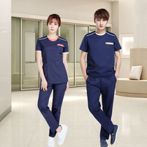 Korean version of wash clothes short sleeve doctors clothing women brush hand clothes dental pet doctor operating room work clothes men
