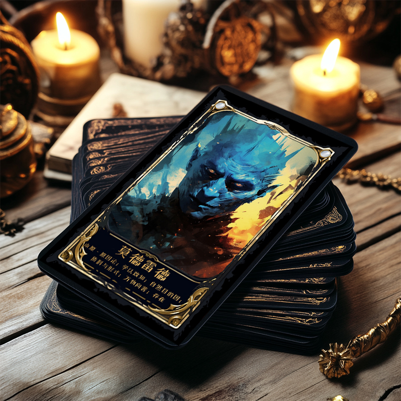 Navaron Winter Board Game Official Cards Waterproof Plastic Pvc Party Game Crystal Acrylic Game Cards