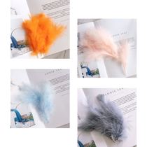 Zuwei colorful ostrich hair bouquet gift box diy handmade dream catcher feather ins Net Red Forever Flower shiny