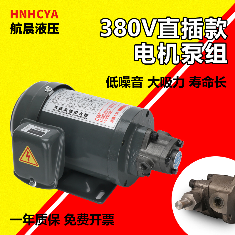 Hydraulic Pump Gear Lubrication Pump Top-12A Small Electric Machine Tool Triangle Pump Oil Pump Motor 380V Direct Plug-In Hydraulic Pump Gear Lubrication Pump Top-12A Small Electric Machine Tool Triangle Pump Oil Pump Motor 380V Direct Plug-In