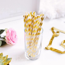 Sweet taster Decorative Drinks Drink Straws 25 Packs of Beverage Straws