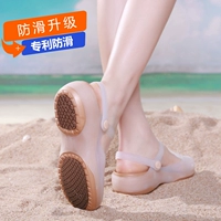 JDOV Летние нескользящие тапочки в стиле Crocs, пляжная обувь на платформе, босоножки, женский стиль, подходят для носки на улице, мягкая подошва