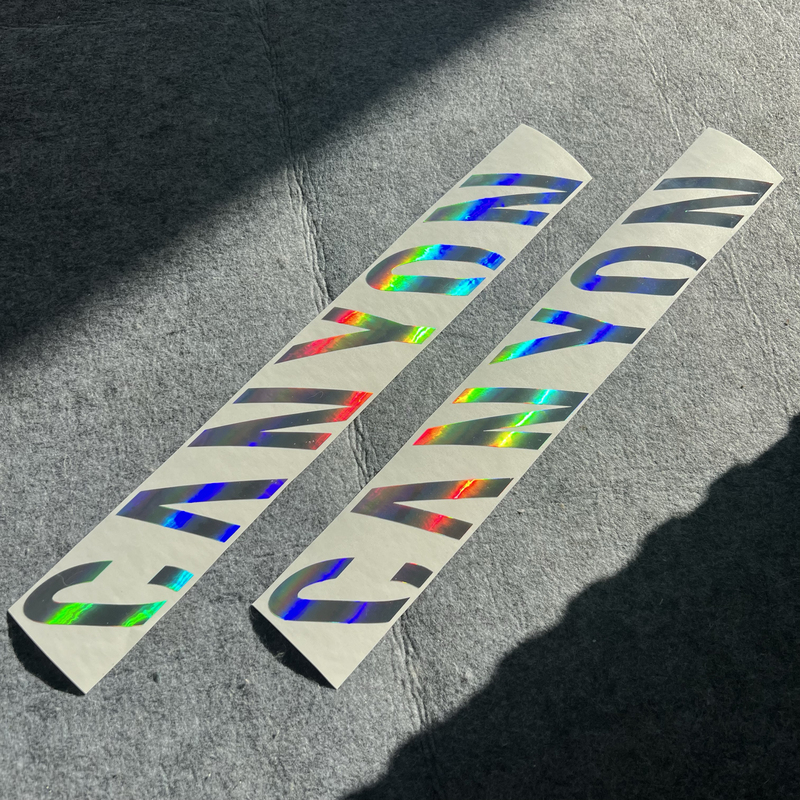 Canyon Silkworm Chrysalis Mountain Road Bike Frame Logo Sticker Cover Color-Changing Film
