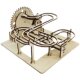 Wooden Puzzle Mechanical 3D Stereo Puzzle DIY Manual Assembly Educational Toy for Adults High Difficulty Track Ball Puzzle