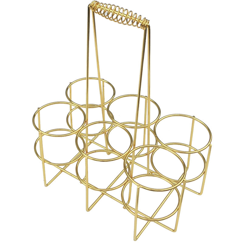 Beer basket Beer basket wine basket Portable six-pack wine picker Bar barbecue Hotel KTV beer rack