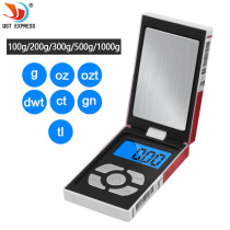 Mini jewelry electronic scale Cigarette Box Scales Small Multifunction Portable Pocket Weighing Scales Gold Medicinal Herbs