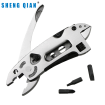  Versatile wrench pliers multipurpose tool pliers outdoor portable folding small wrench tool combination