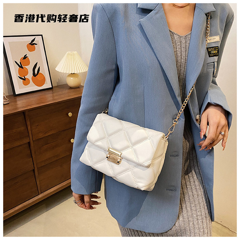 French official Mk II women's bag 2021 new high-quality diamond chain bag women's shoulder messenger bag