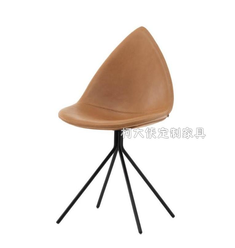 Nordic Minimalist Fashion Modern Dining Chair Sub-Living Room Creative Art Fiberglass Foliage Chair Designer Custom Furniture