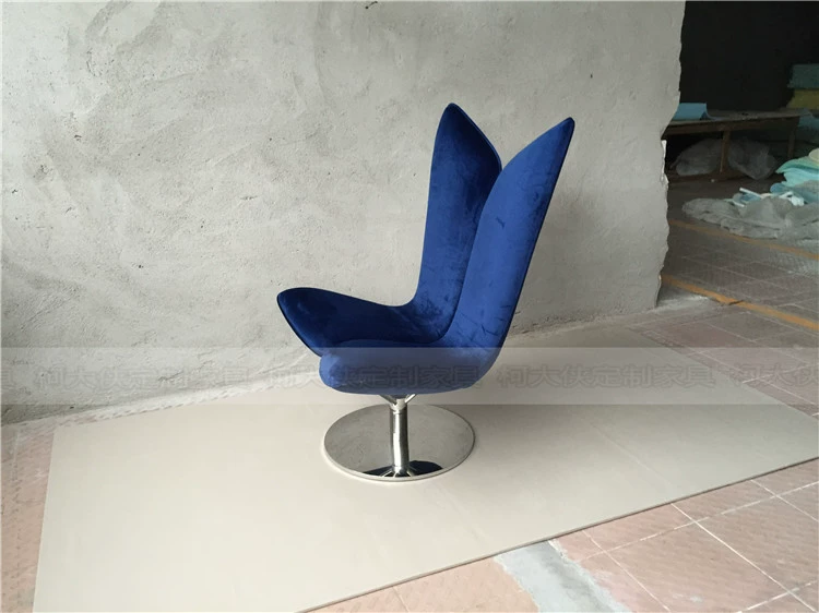 Ke Daxia cổ điển sáng tạo nội thất ghế mới tối giản phong cách hiện đại ghế phòng chờ xoay thiên thần ghế tùy chỉnh - Đồ nội thất thiết kế