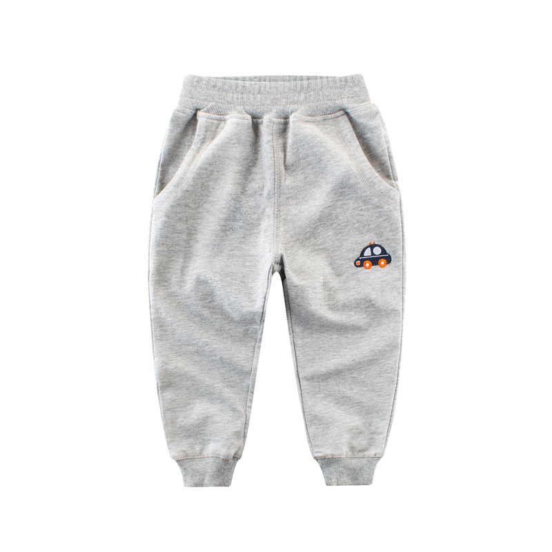 mùa thu mới childrens quần áo trẻ em vừa và nhỏ quần mùa thu trẻ em sweatpants cậu bé bông quần triều.