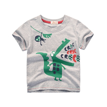 2020 childrens clothing summer baby Korean new cotton coat childrens short sleeve T-shirt girls boy bottom half sleeve