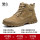 High-top labor protection shoes for men, anti-smash and anti-puncture, lightweight and safe, advanced steel-toe construction site factory-specific old insurance men's shoes