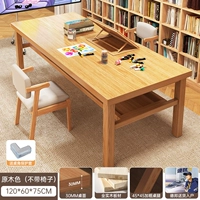 Без покраски, все из массива дерева ✅ [толщина стола 30 + двухслойное хранение] цвет бревна 120*60 (доставка на дом включена)