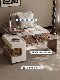 Movable Coffee Table for Living Room, Suitable for Small Apartments, 2026 New Model, Small Trolley Side Table, Extendable and Adjustable Height Sofa Cabinet Coffee Table
