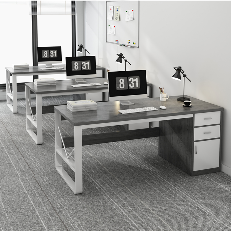 Staff Desk Brief Modern Office Desk Simple Staff Position Desk Chairs Combined Home Desk Computer Desk-Taobao