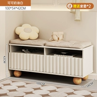 Кремовая подушка для ящиков, 15мм, увеличенная толщина, 100×34×45см