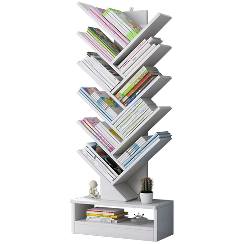 Простая книжная полка, система хранения для спальни, книжный шкаф