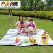 Desert camel aluminum film moisture-proof mat picnic enlarged and widened cushion Park tent thickened waterproof and moisture-proof mat