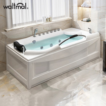 Watma acrylic freestanding bath Home adult surf massage European style single bath 1 4-1 7m