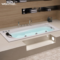 Built-in bathtub Single adult small apartment acrylic tub Home bathroom Hotel bath Embedded large