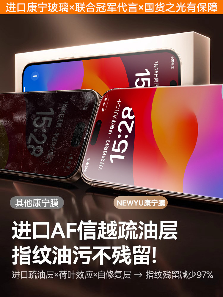 Suitable for Apple 17 Tempered Glass Screen Protector, iPhone 16 New Model Apple 15 Pro Max Dust-Free Packaging, 14 Pro, Apple 15/14 Phone, 13 Pro Max Protective Plus Anti-Peep 12/11 Corning Xr Matte S