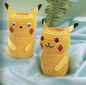 Student Solid Triangle Folded Paper Children Handmade Creative Handmade handmade Material bag DIY