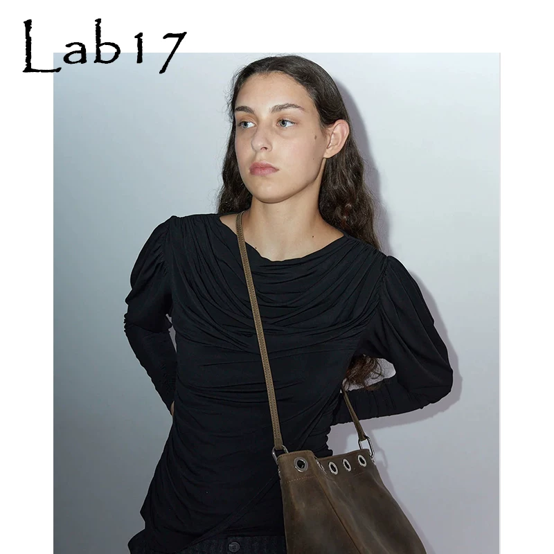 【Paloma Wool Designer Brand】Подтверждена подлинность 24 новая кожаная черезплечевая сумка с металлическими пористыми вставками для женщин
