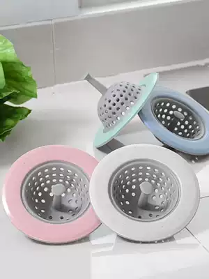 Kitchen powder room Sink plug Sewer anti-blocking cover Floor drain plug Bathtub Wash basin Basin Filter water plug