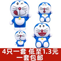Birthday cake decoration ornaments Dora La Dream Scene Doraemon Flying Dingdong Cat Baking Spider 4 pieces