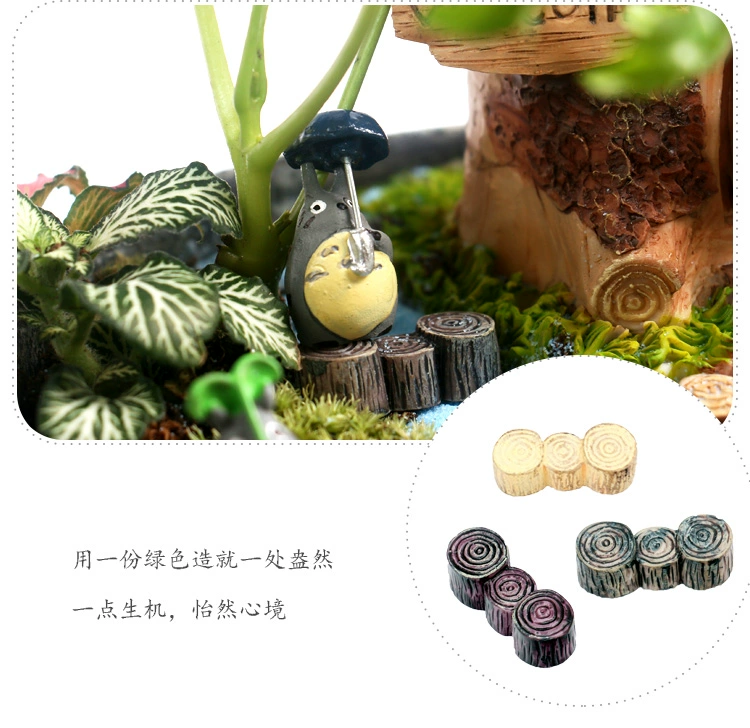 Micro cảnh trong chậu chậu sinh thái chai cát bàn cảnh quan hàng rào đường phố công viên ghế chụp đạo cụ nhỏ đồ trang trí đồ trang trí trang trí nhà rẻ đẹp