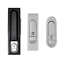 Flat lock AB303 with key bounce handle lock distribution box chassis cabinet door lock MS818 electric cabinet lock