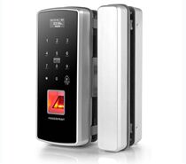 Zhongsheng office fingerprint code lock electronic door lock glass access control switch touch smart lock brush alloy door lock