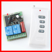 2-way 10A wireless remote control switch 12V24V220V high-power forward and reverse motor electrical power controller