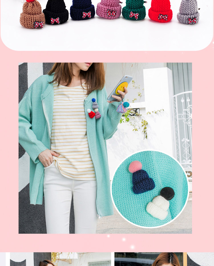Thời trang trâm cài pin trâm nữ trang sức thời trang ngày Giáng sinh mùa thu và mùa đông đơn giản áo choàng len khóa áo phụ kiện cài áo vest nam