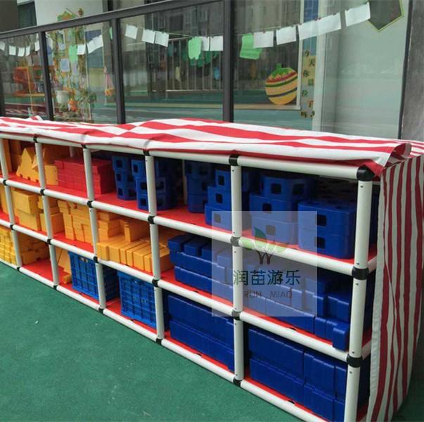 Kindergarten Indoor Outdoor Children's Toy Waterproof Cloth Containing Layer Rack Custom Variable Duct Mobile Containing Cabinet