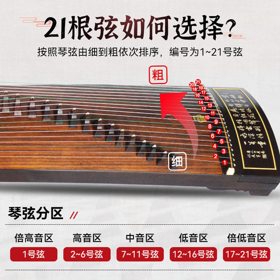 Guzheng 문자열 전문 성능 수준 1-21 문자열 느슨한 문자열 전체 세트 나일론 문자열 Guzheng 문자열 단일 범용 하나 문자열