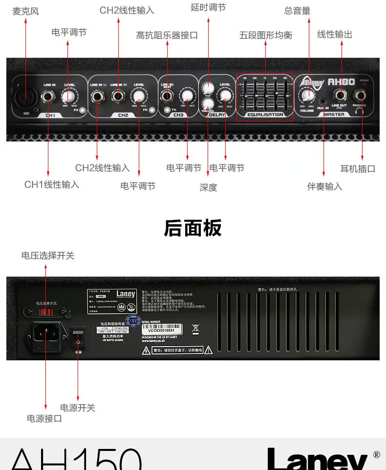 Ban nhạc Laney của Anh đang diễn tập loa đa chức năng Lenny AH series guitar điện điện tử trống bàn phím - Loa loa loa jarguar
