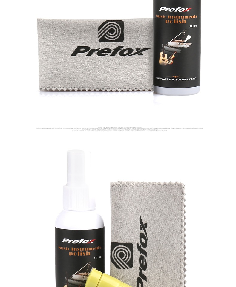 Prefox guitar sạch bộ piano giải pháp chăm sóc bảo trì sáp nước làm sáng cọ xát dầu bảo vệ chuỗi làm sạch vải đàn piano - Phụ kiện chăm sóc mắt nước lau kính mắt của Nhật