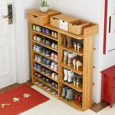 Simple shoe rack home door corridor outdoor small shoe rack simple storage economical multi-layer large capacity shoe cabinet