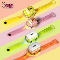 Childrens toy watch toy car Boy 3 years old 4 electronic watch car cartoon baby flash music Kindergarten