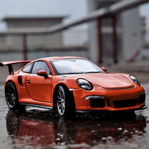 1:24 911GT3 car model simulation alloy ornaments adult collection toy car boy sports car race version