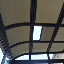 Sunshine room glass room insulation and cooling shade curtain hive curtain curtain curtain roof all covered skylight curtain electric