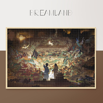 National tide silk road puzzle custom 1000 pieces to send photo frame room living room decoration painting adult decompression puzzle