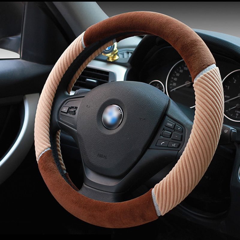 Winter plush steering wheel cover is suitable for modern name Lantan IX35 Tucson IX25 Elantra IX25