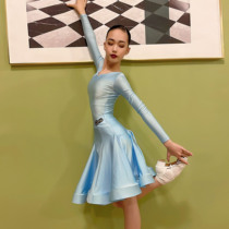 Glorias Latin dance suit girl precisely the new flashy chinlon long sleeve cograde competition performance prescribes to serve 3159